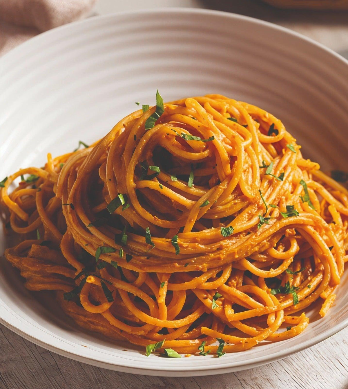 Espagueti al chipotle