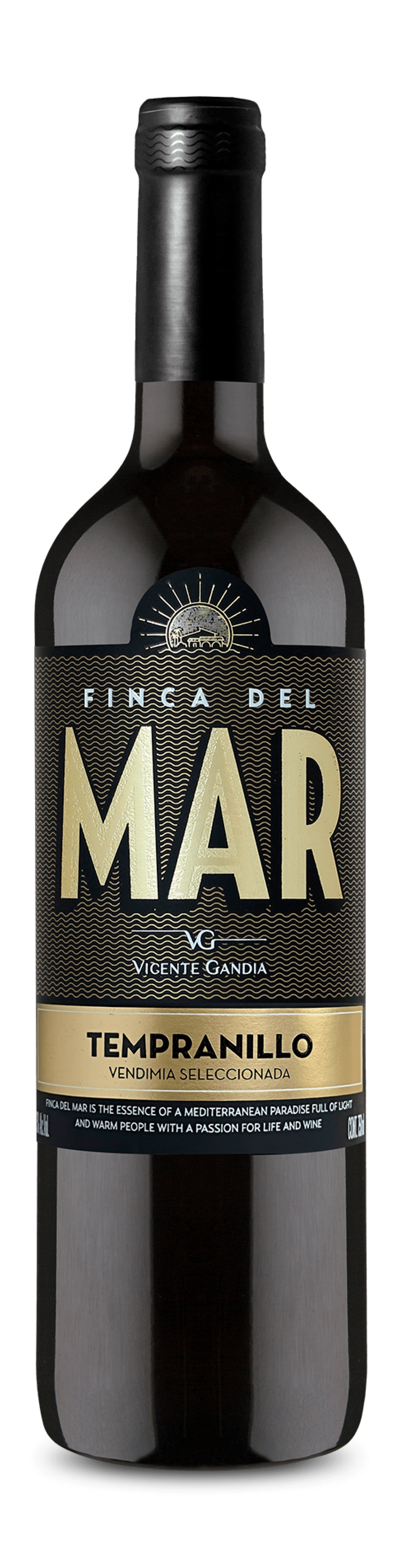 Vino Finca del Mar Vendimia Seleccionada Crianza D.O. Utiel Requena Tempranillo