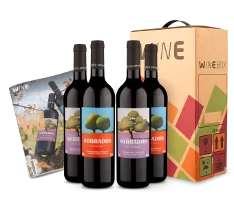 Winebox 4 botellas - Selección Portugal 2026 (Sobrados Solo de Xisto + Solo de Argila)