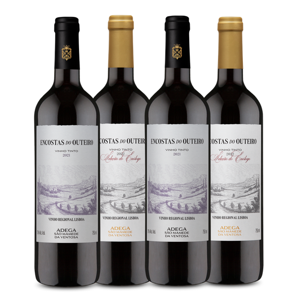 Coleccion 4 Botellas - Portugal (Encostas do Outeiro Vinho Regional Lisboa + Selección del Enólogo)