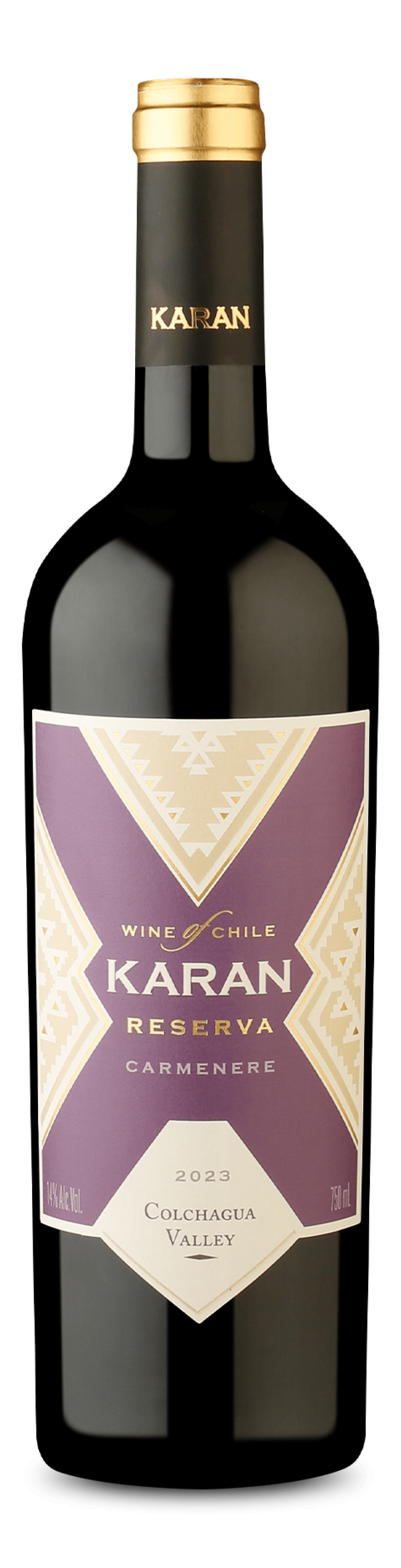 Vino Karan Reserva D.O. Colchagua Valley Carménère