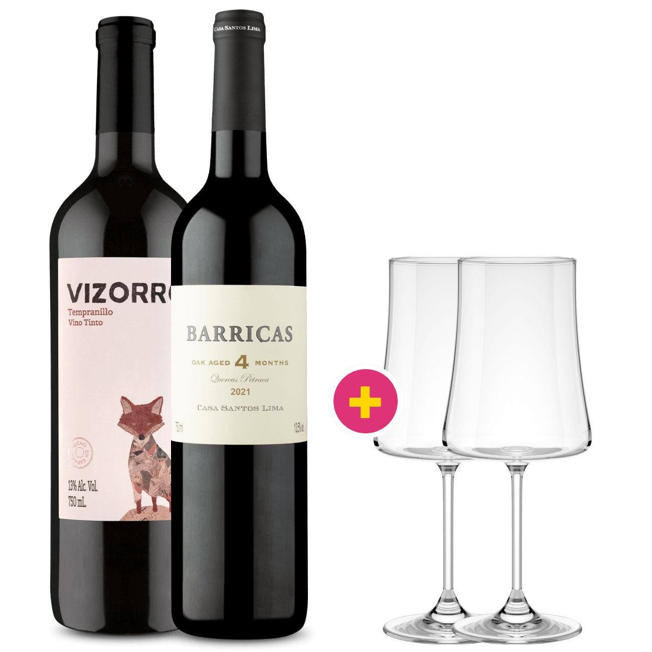 Kit Sabores del Viejo Mundo con Copas de Vino - Wine.com.mx