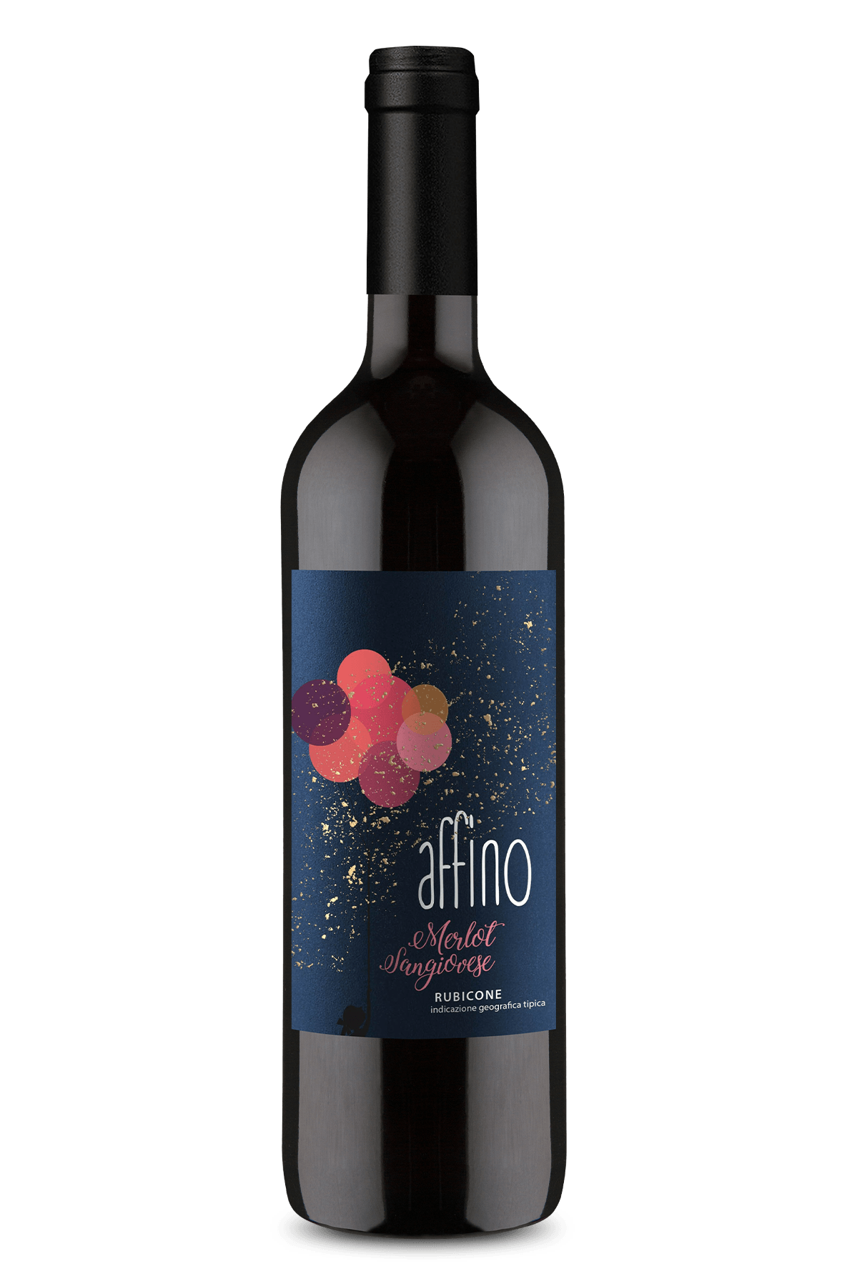 Vino Tinto Italiano Affino I.G.T. Rubicone Merlot Sangiovese - Wine.com.mx