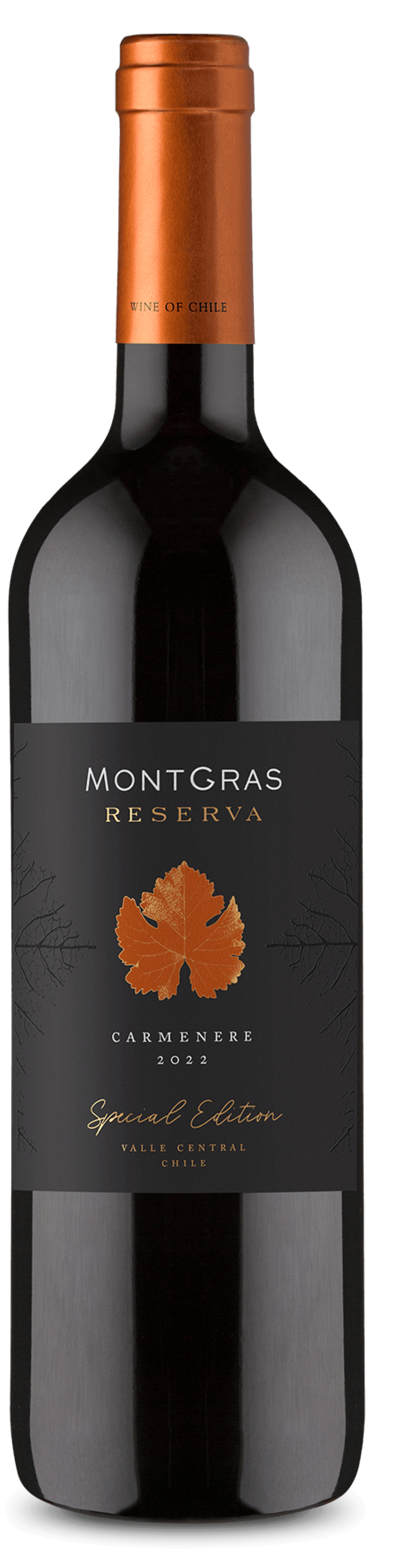Vino Tinto Chileno Montgras Reserva Special Edition Carménère - Wine.com.mx