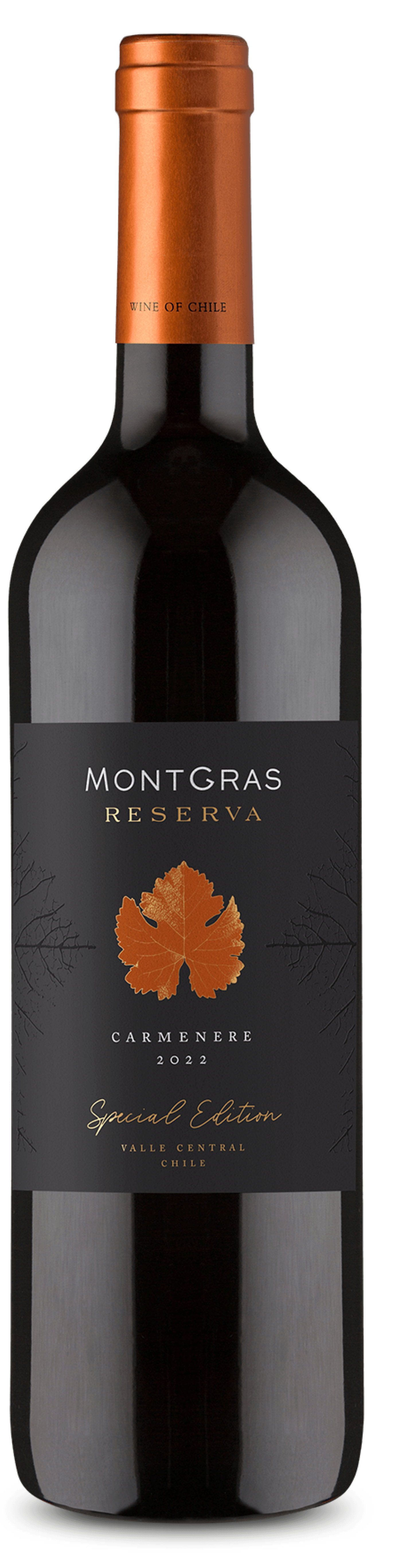 Vino Tinto Chileno Montgras Reserva Special Edition Carménère - Wine.com.mx