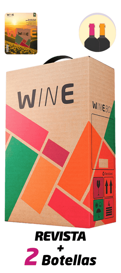 Winebox Bienvenidos Revista + 2 Botellas Plan Anual