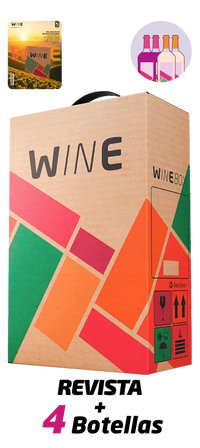 WineBox Bienvenidos Plan Revista + 4 Botellas