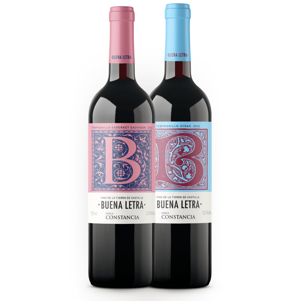 Winebox 2 botellas - Selección Noviembre 2022 (Buena Letra Tempranillo Syrah + Tempranillo Cabernet)
